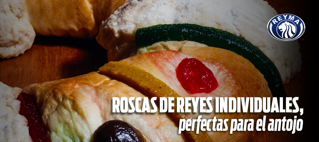 Roscas de Reyes individuales, perfectas para el antojo