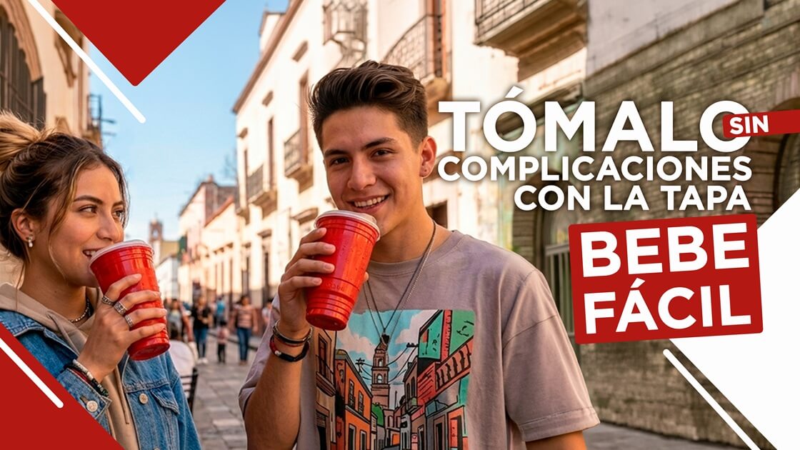 Tómalo sin complicaciones con la tapa bebé fácil